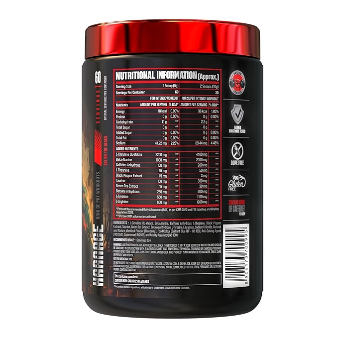 Big muscle Nutrition Karnage Pre-workout 300g