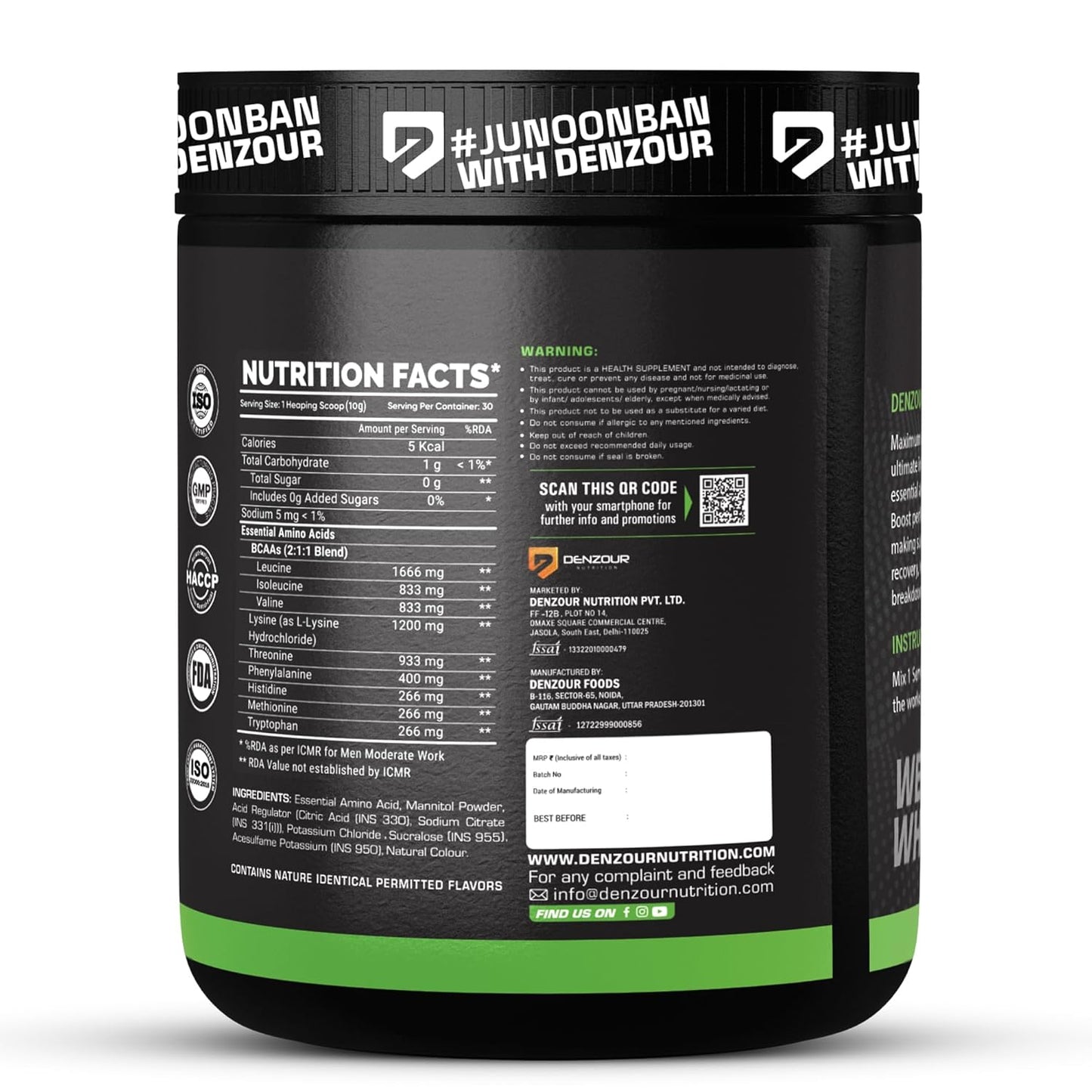 Denzour Nutrition Eaa+Bcaa 300g