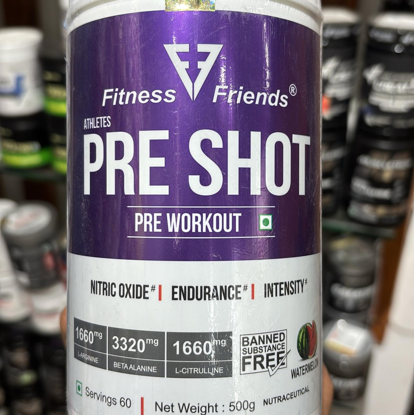 Fitness Friends Pre shot Pre-workout 60 servings (500g)