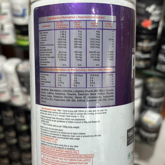 Fitness Friends Pre shot Pre-workout 60 servings (500g)