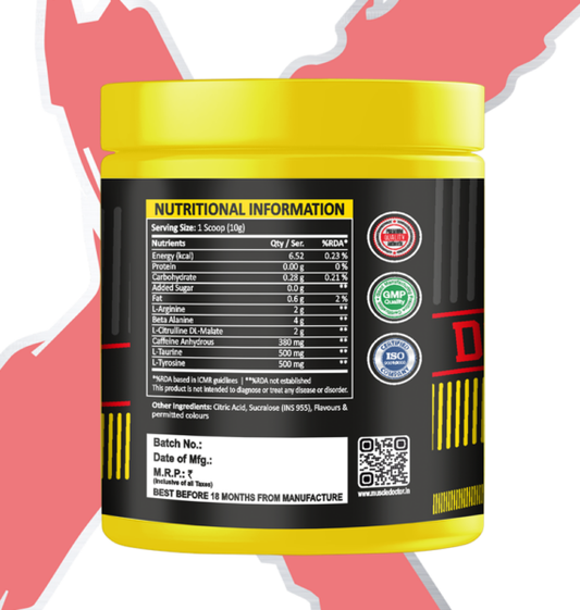 Muscle Doctor Dose 8 Pre-workout 300g
