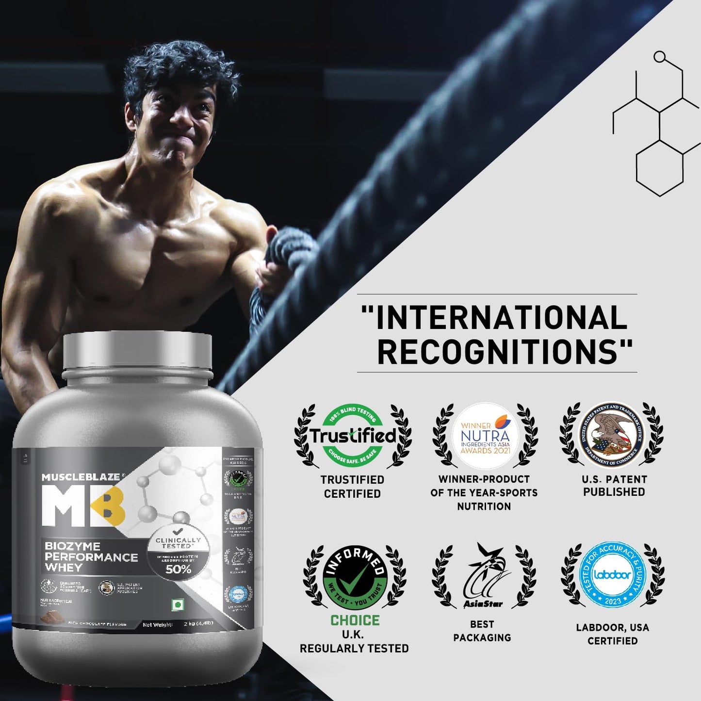 Muscleblaze Biozyme Performance Whey 2kg Labs trusted