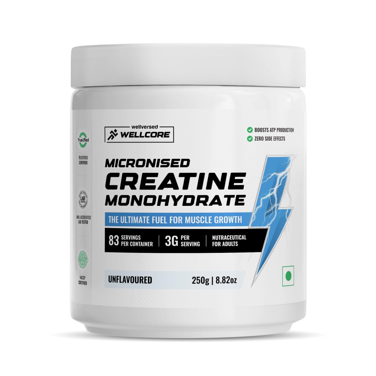 wellcore creatine monohydrate 250g