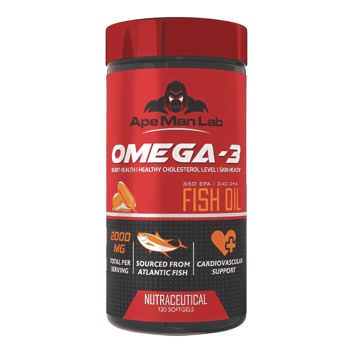 Ape Man Lab Omega-3 (120 softgels)