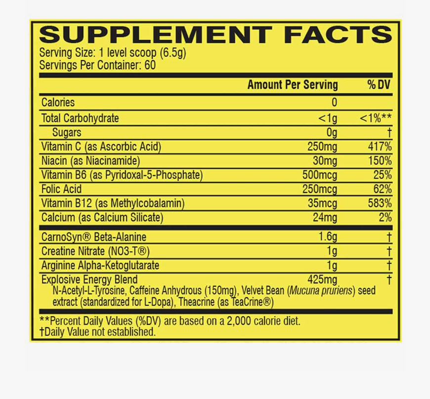 Cellucor C4 Original Pre-workout 60 servings 390g (13.8oz)
