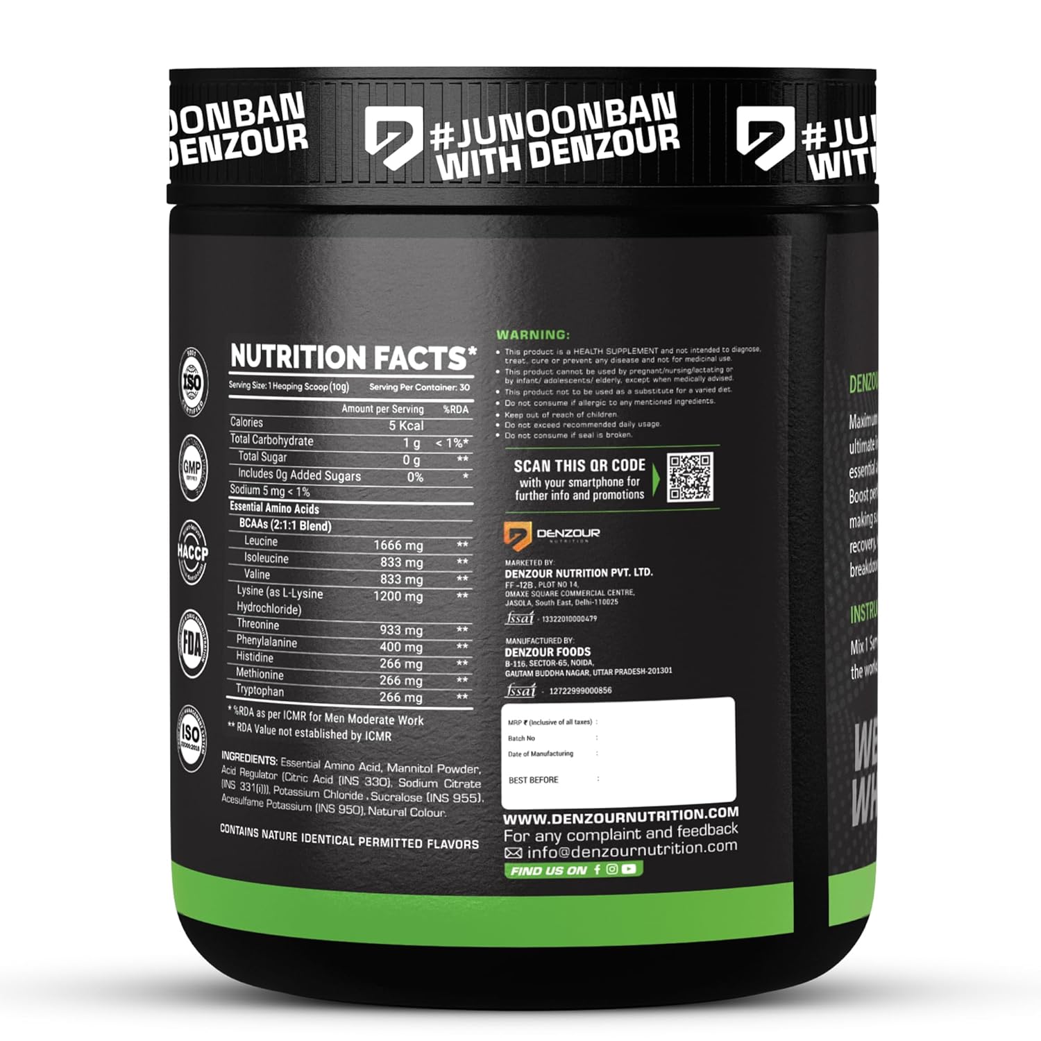 Denzour Nutrition Eaa+Bcaa 300g