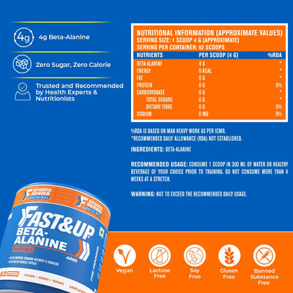 Fast&up Beta--Alanine 250g