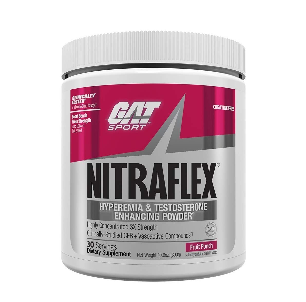 Gat sports Nitraflex Pre-workout 10.6oz. (300g)