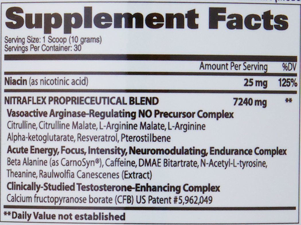 Gat sports Nitraflex Pre-workout 10.6oz. (300g)