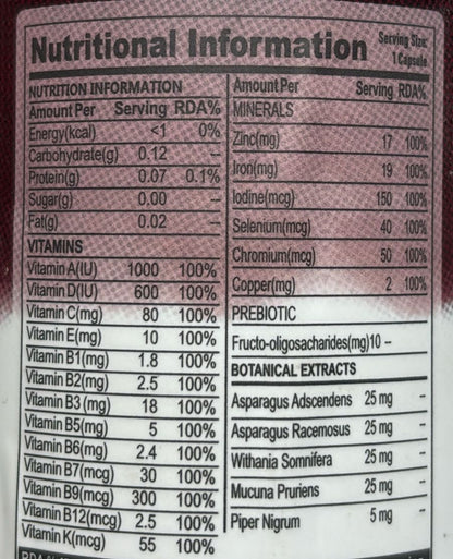 Hungry Nutrition Multivitamin 60 capsules 