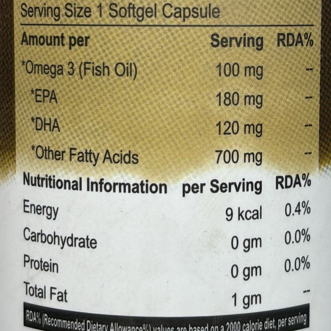 Hungry nutrition omega-3 (60 softgels)