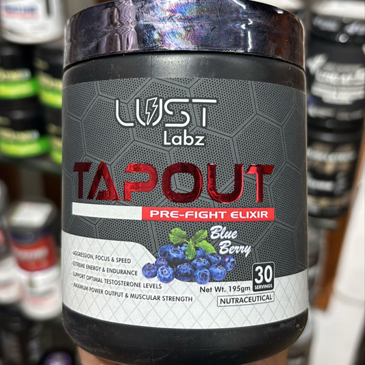 Lust labz Tapout Pre-workout 195g