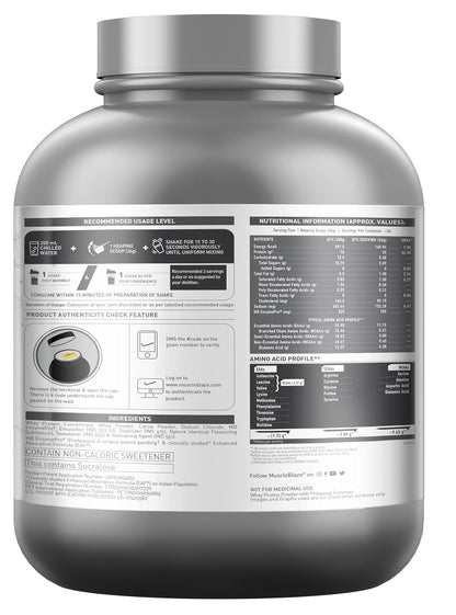 Muscleblaze Biozyme Performance Whey 2kg Nutrion Value