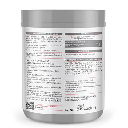 Muscleblaze Micronised Creatine monohydrate 250g