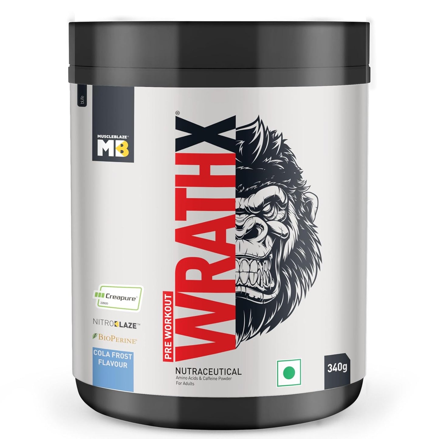 Muscleblaze Wrathx Pre-workout 340g