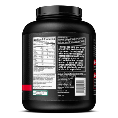 MuscleTech Nitro-Tech Whey Protein, 1.81kg (4lbs) Nutrition Value