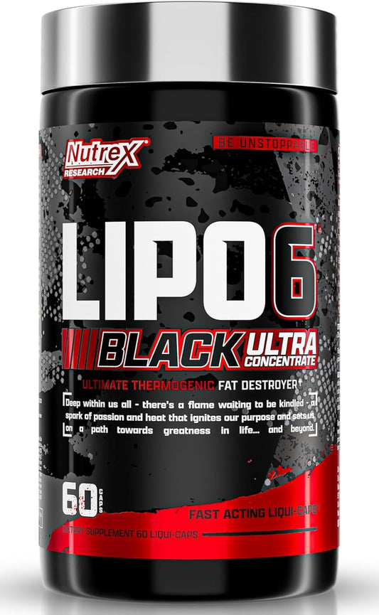 Nutrex Research Lipo 6 Black Fat burne 60 Black-caps
