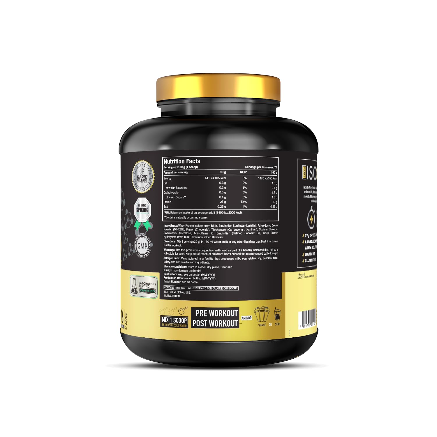 OneScience Isolate Nutrition Value