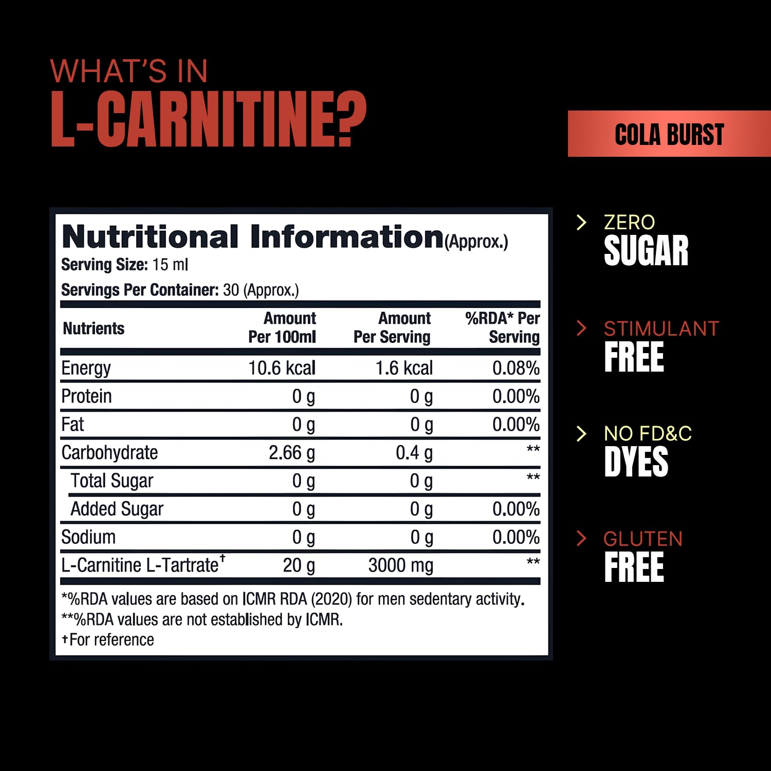 Prosupps L-Carnitine 3000mg 450ml (15.2FL OZ)