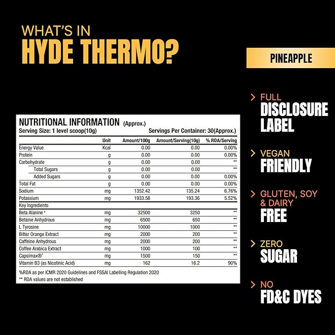 Prosupps Mr Hyde thermo Pre-workout 300g (10.58oz) 1