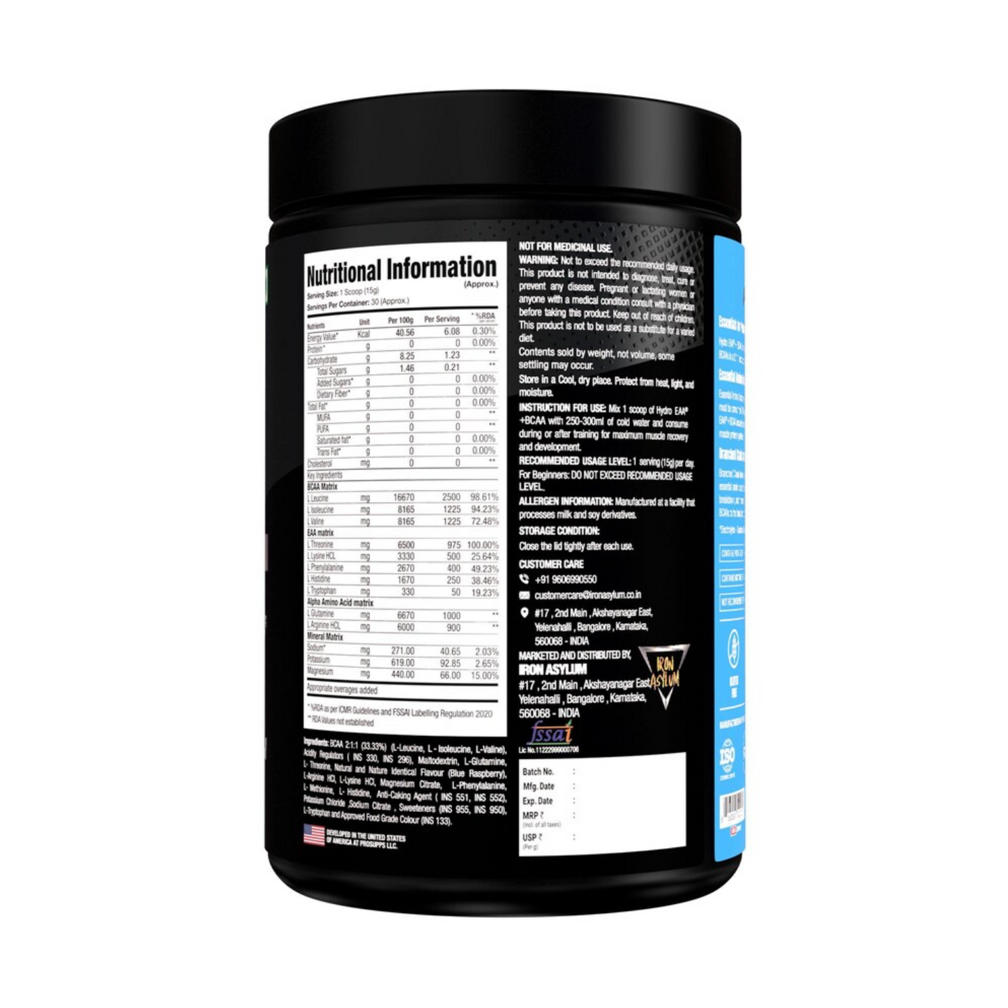 Prosupps Hydro Eaa+Bcaa 450g( 15.9oz)