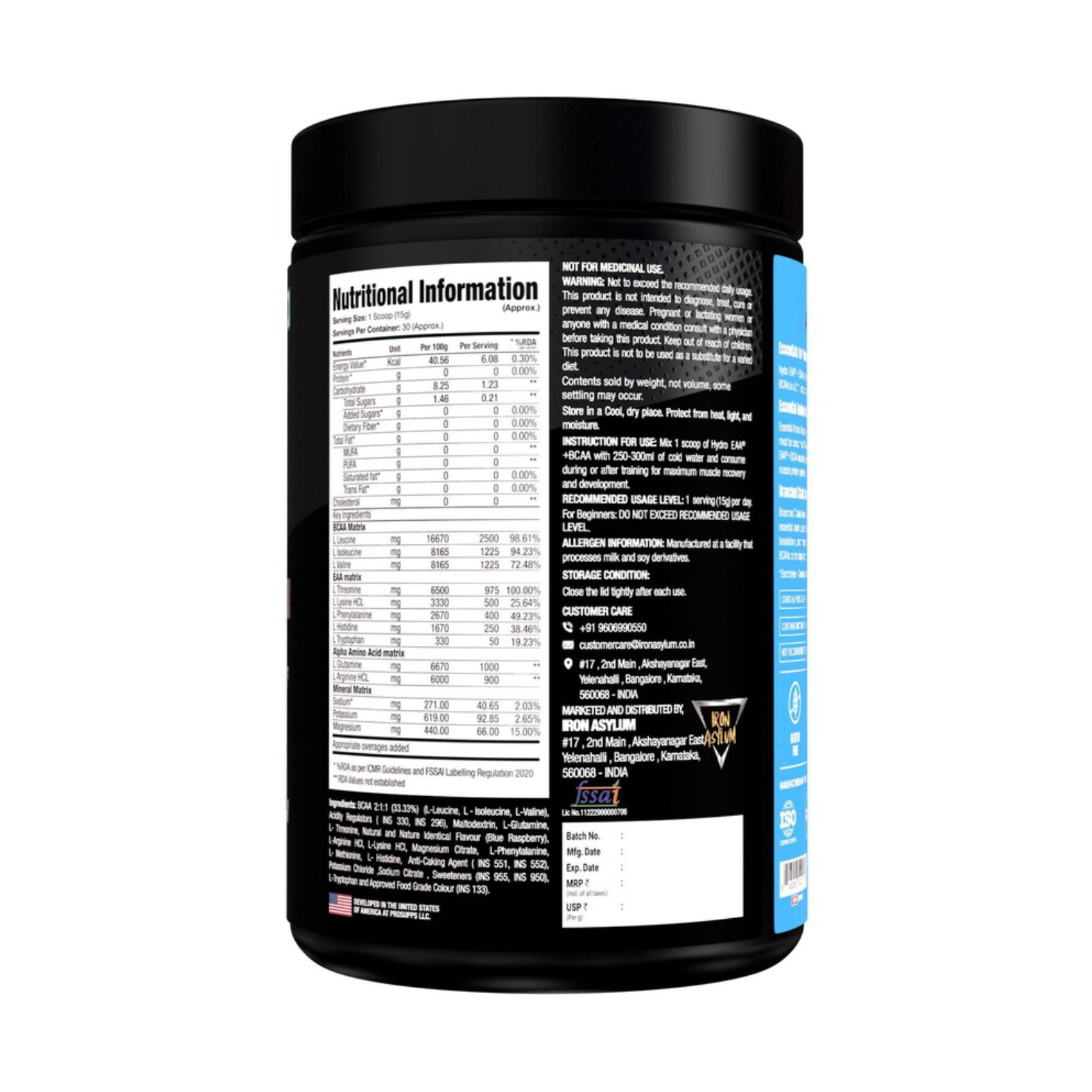 Prosupps Hydro Eaa+Bcaa 450g( 15.9oz)