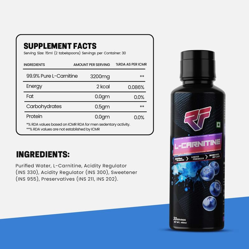 Repfuel L-Carnitine 3300mg 450ml 