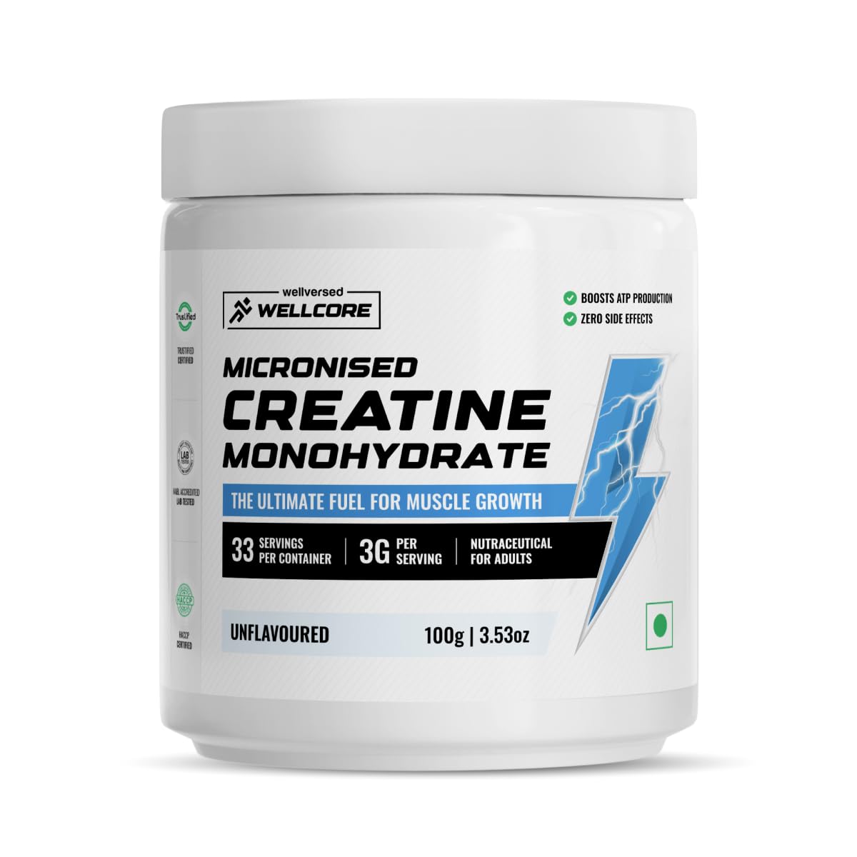 wellcore creatine monohydrate 100g