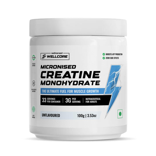 wellcore creatine monohydrate 100g